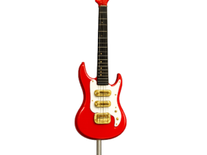 Figura decorativa de guitarra de madera ideal para decoración del hogar