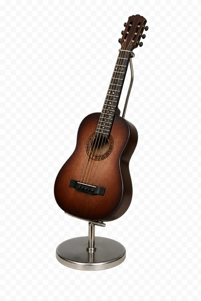 Figura decorativa de guitarra española ideal para decoración elegante del hogar